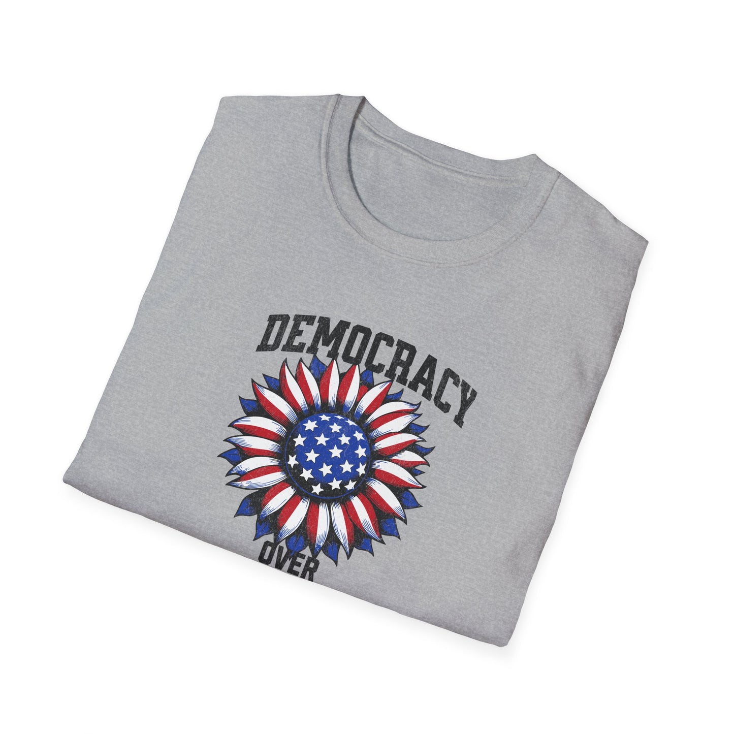 Patriotic Power Flower Tee - Democracy First