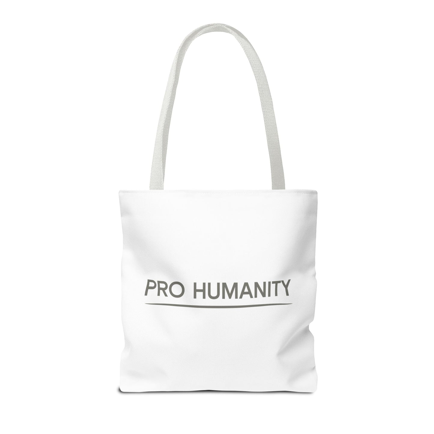 Pro Humanity Tote Bag — Minimalist Statement Canvas Tote