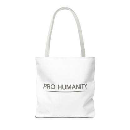 Pro Humanity Tote Bag — Minimalist Statement Canvas Tote