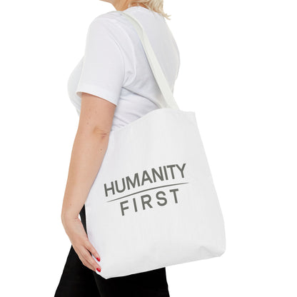 Humanity First Tote Bag — Minimalist Social Justice Canvas Tote