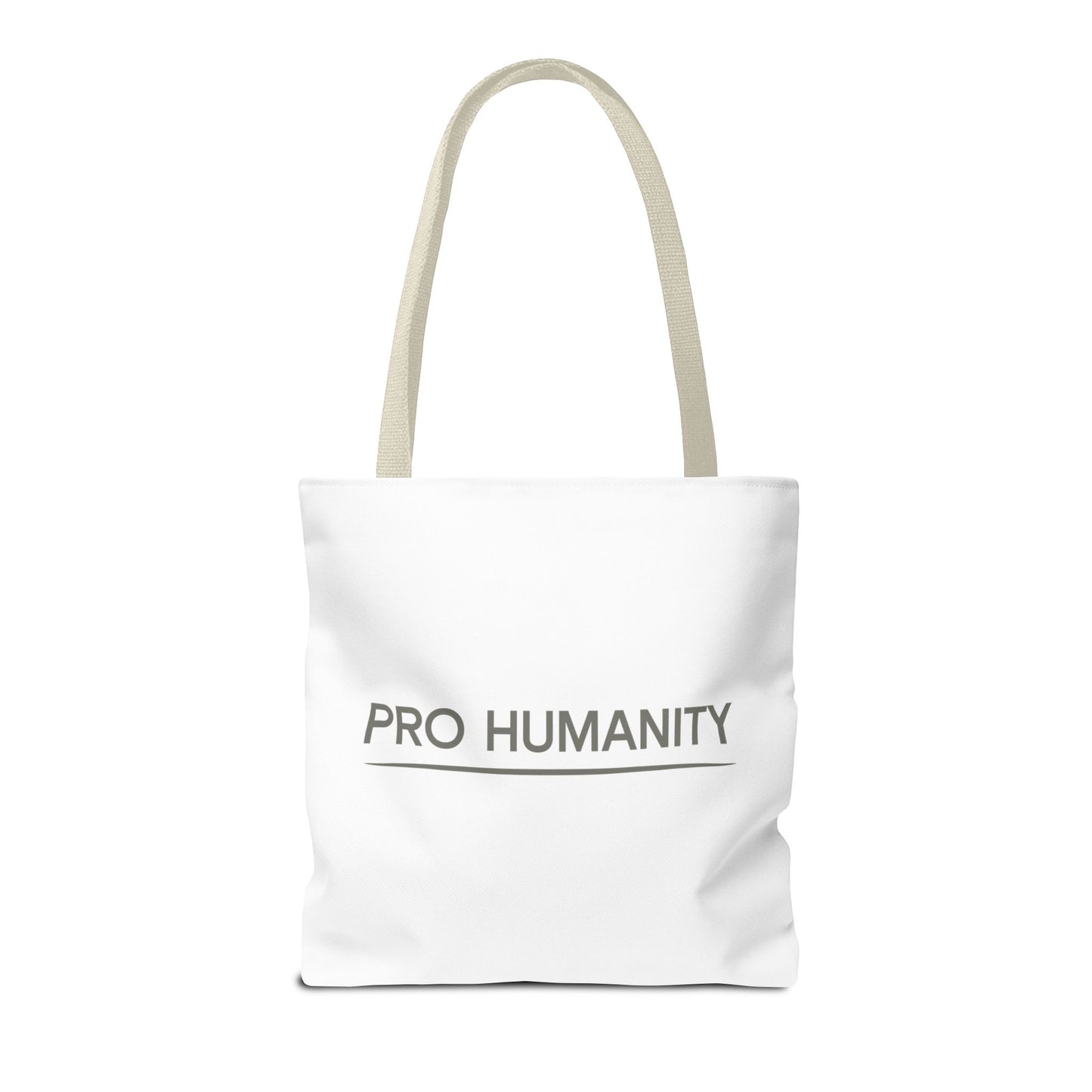 Pro Humanity Tote Bag — Minimalist Statement Canvas Tote