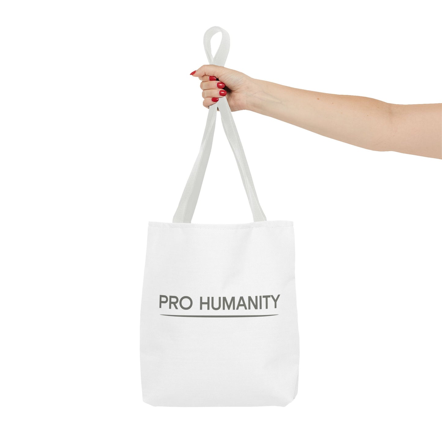 Pro Humanity Tote Bag — Minimalist Statement Canvas Tote