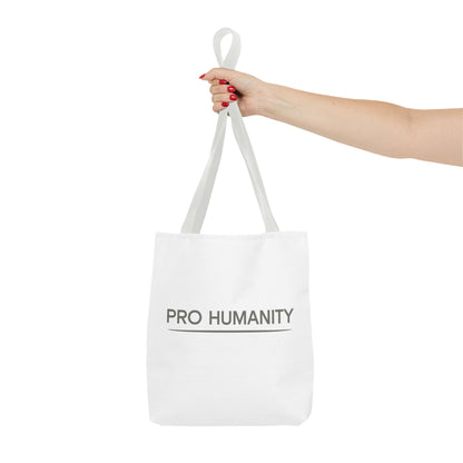 Pro Humanity Tote Bag — Minimalist Statement Canvas Tote