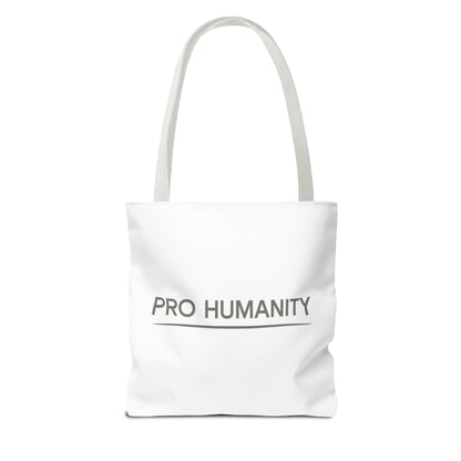 Pro Humanity Tote Bag — Minimalist Statement Canvas Tote