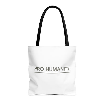 Pro Humanity Tote Bag — Minimalist Statement Canvas Tote