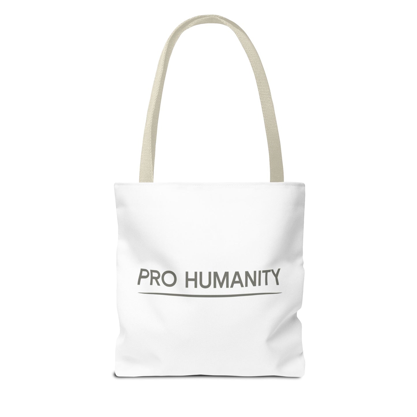 Pro Humanity Tote Bag — Minimalist Statement Canvas Tote