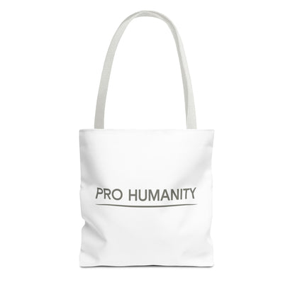 Pro Humanity Tote Bag — Minimalist Statement Canvas Tote