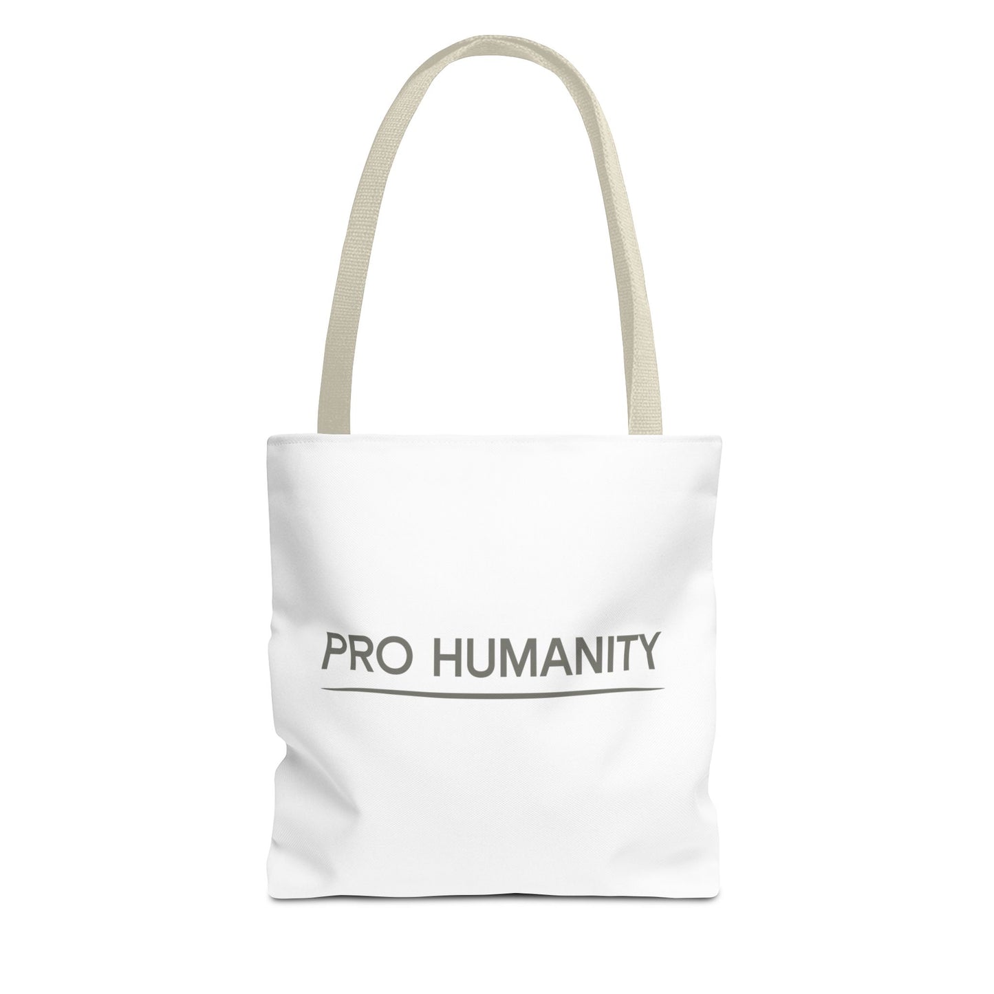 Pro Humanity Tote Bag — Minimalist Statement Canvas Tote