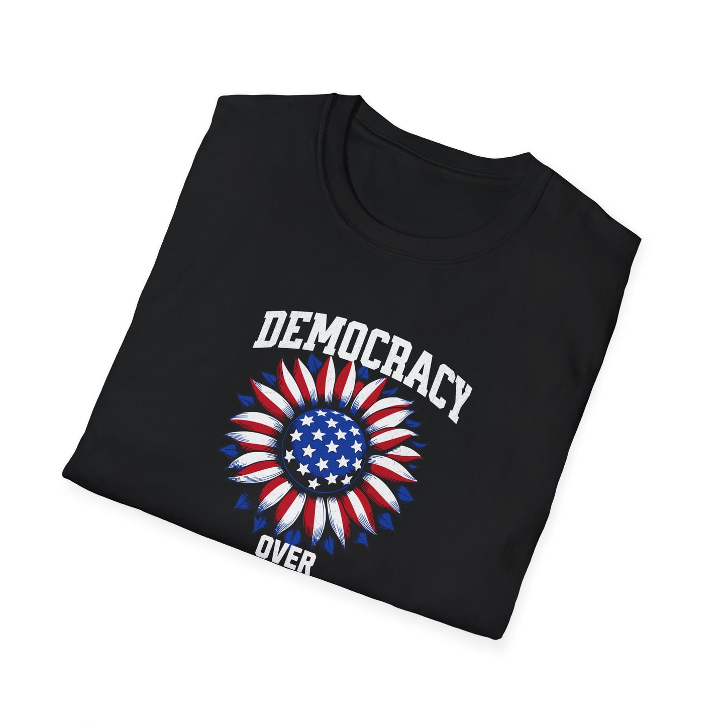 Patriotic Power Flower Tee - Democracy First