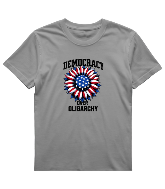 Patriotic Power Flower Tee - Democracy First