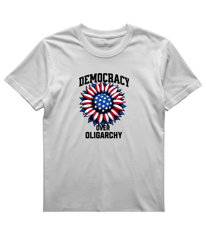 Patriotic Power Flower Tee - Democracy First