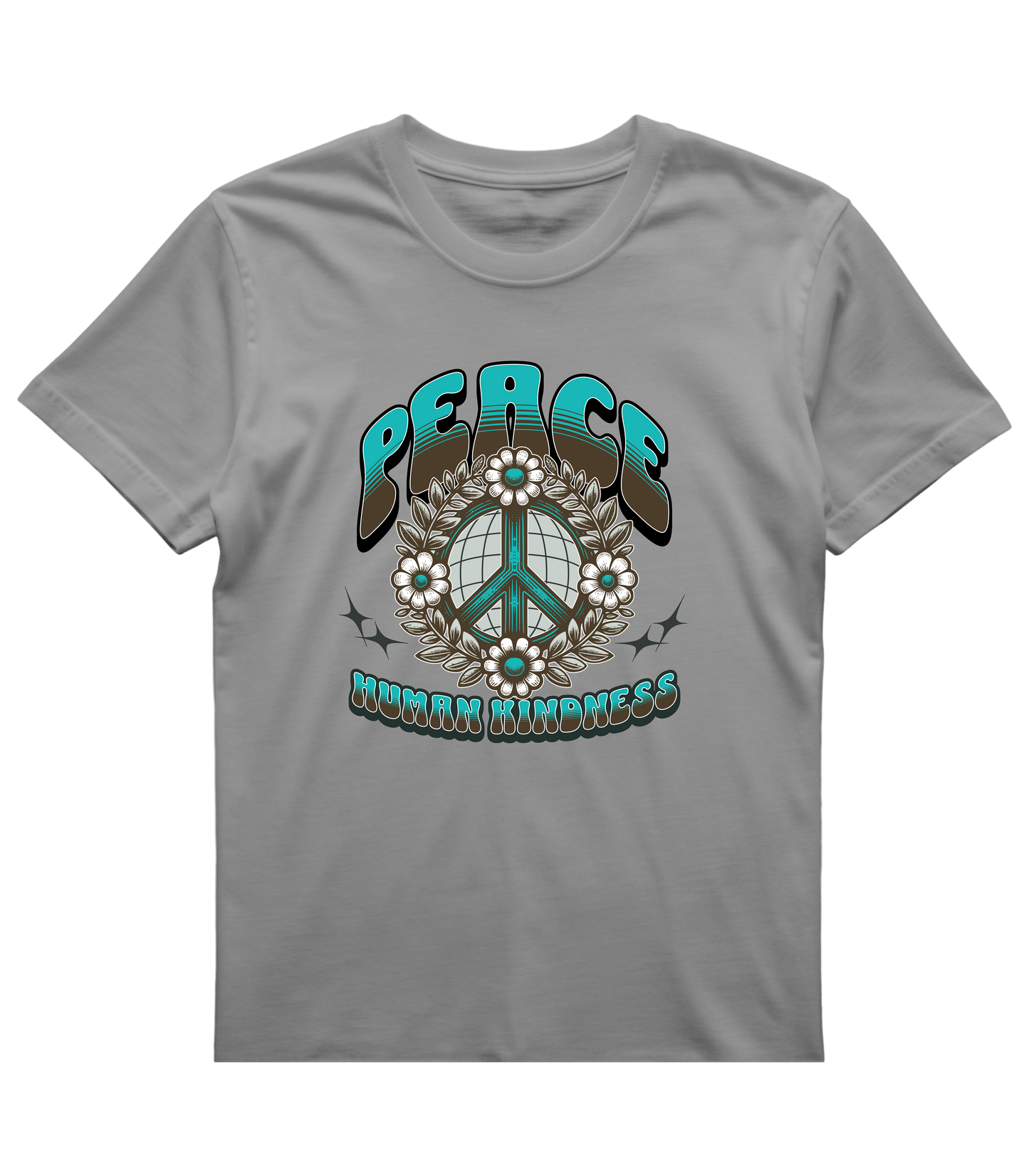 Peace and Human Kindness Tee – Radical Acts of Decency