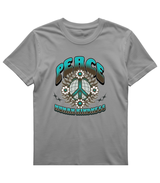 Peace and Human Kindness Tee – Radical Acts of Decency