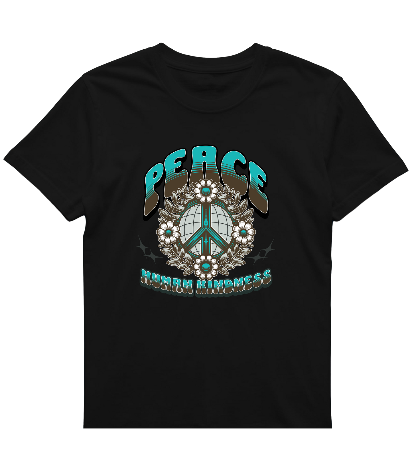Peace and Human Kindness Tee – Radical Acts of Decency