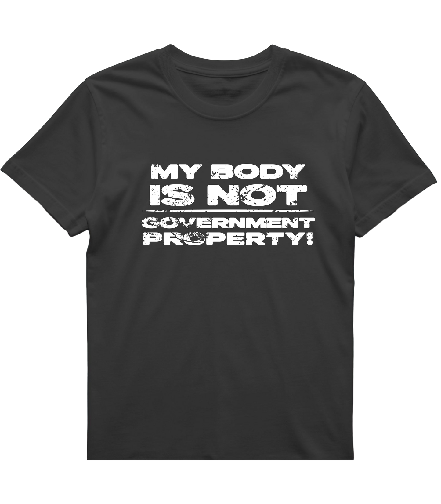 My Body Is Not Government Property – Bold Autonomy Shirt