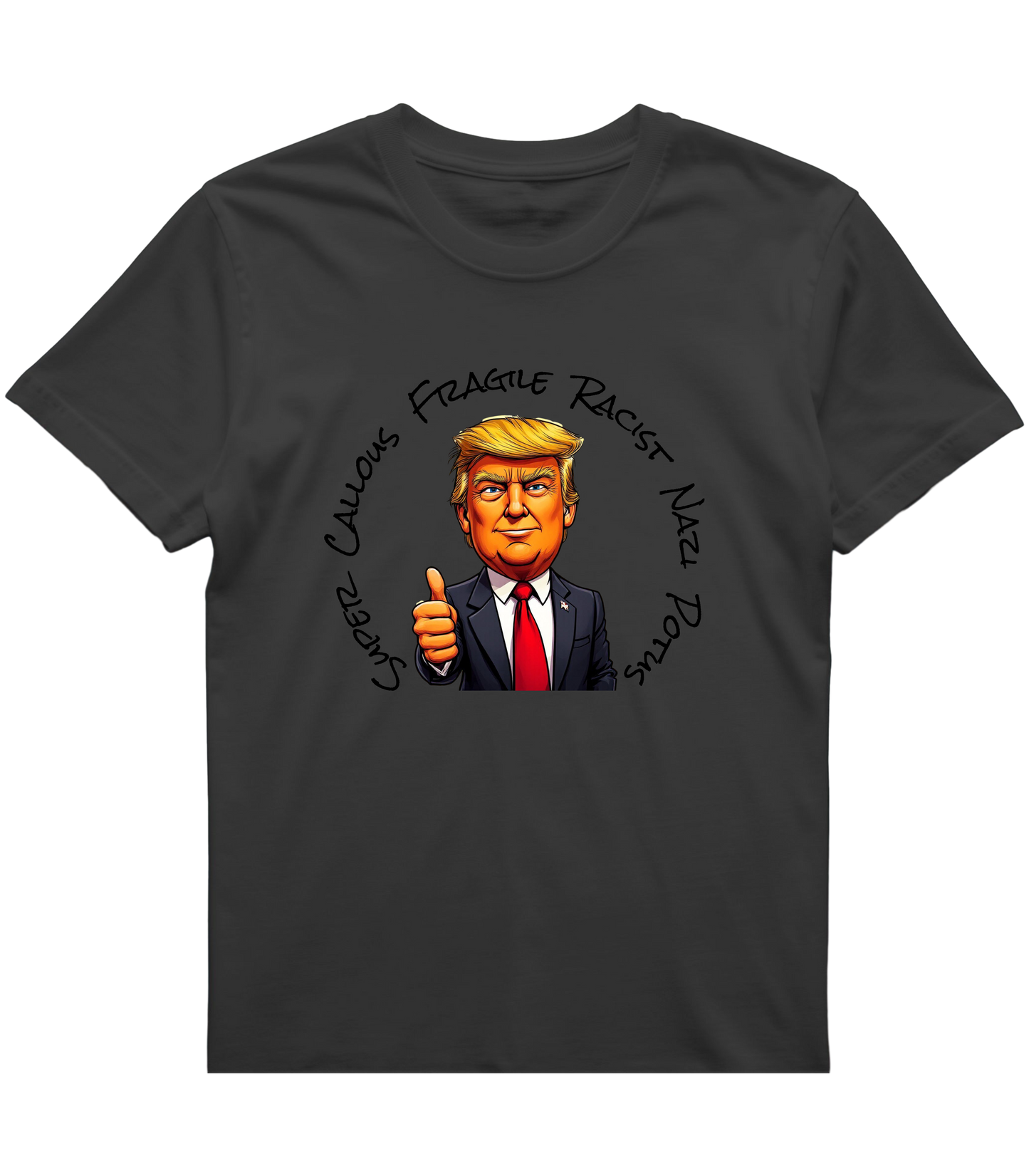Callous Fragile Racist T-Shirt, Funny Political Humor T-Shirt