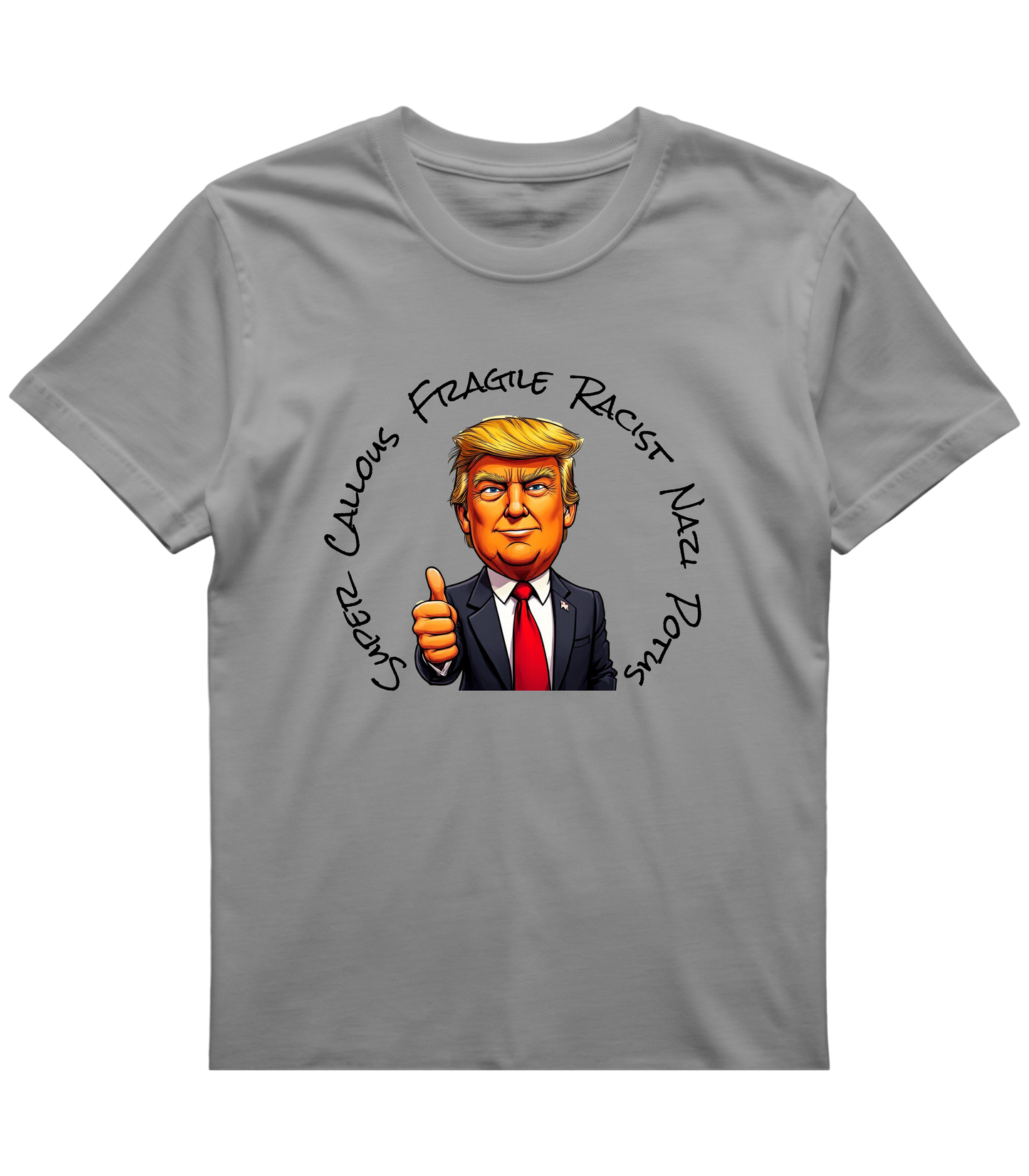 Callous Fragile Racist T-Shirt, Funny Political Humor T-Shirt