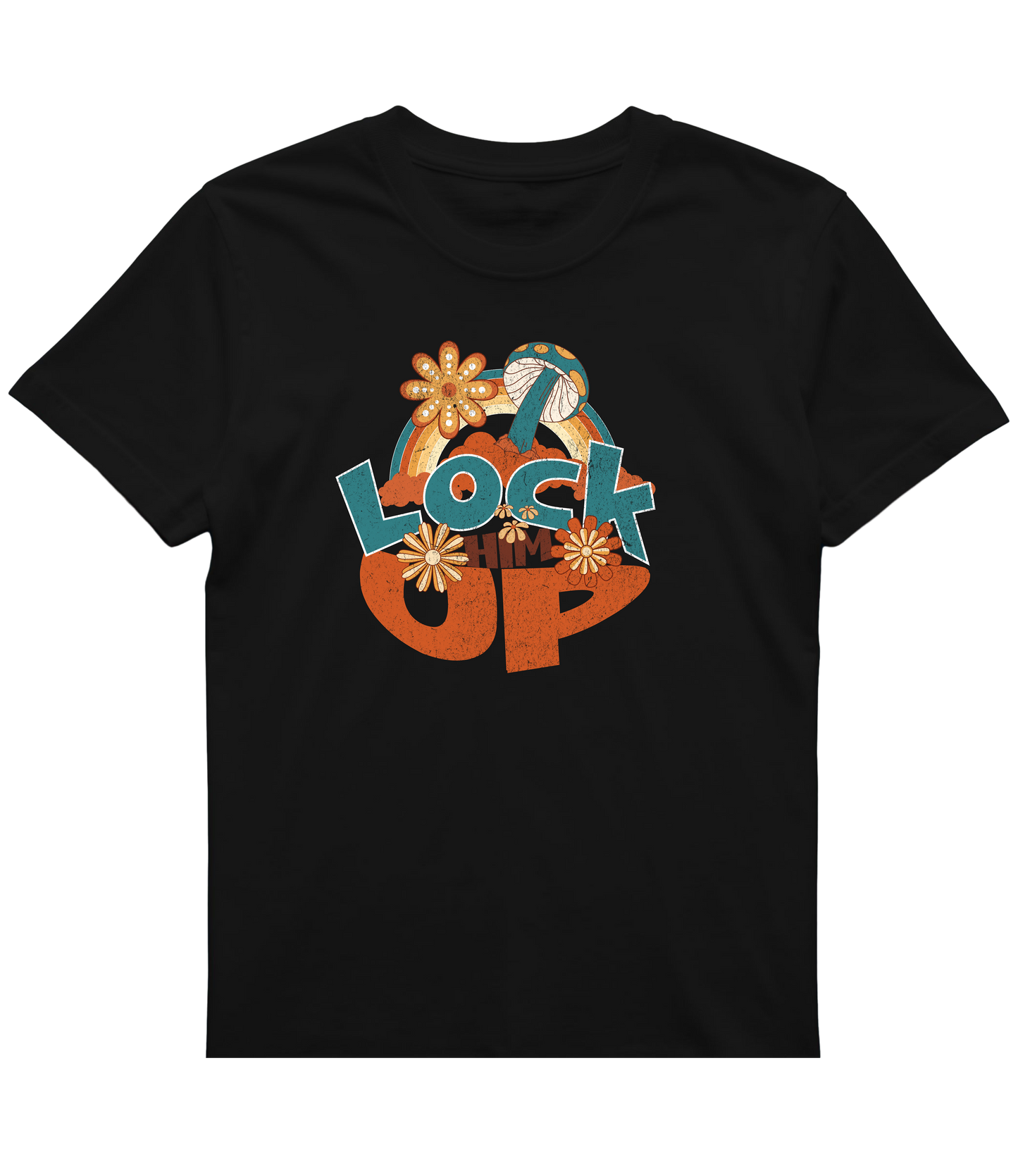 Lock Him Up Tee – Bold Retro Protest Statement Shirt