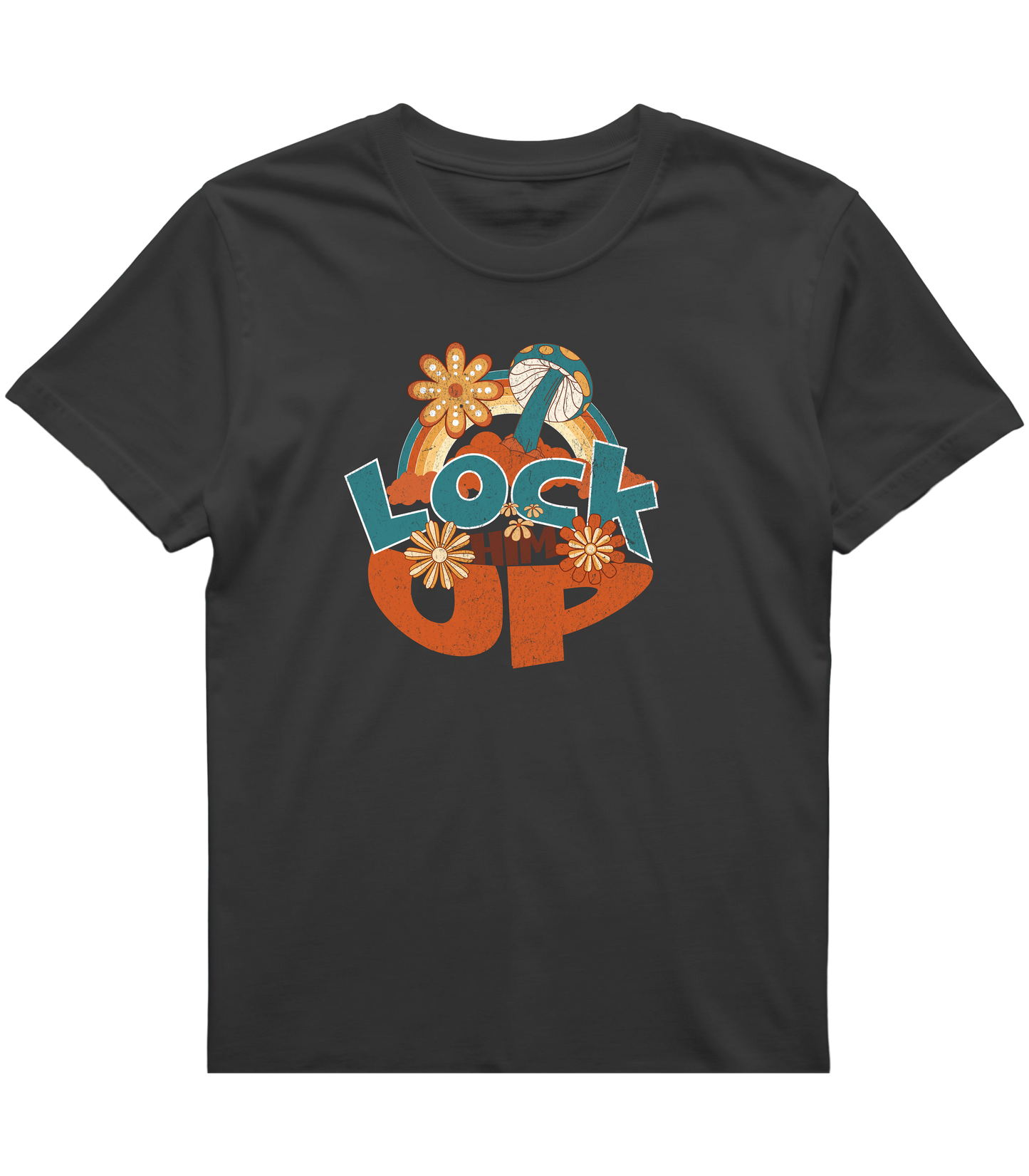 Lock Him Up Tee – Bold Retro Protest Statement Shirt