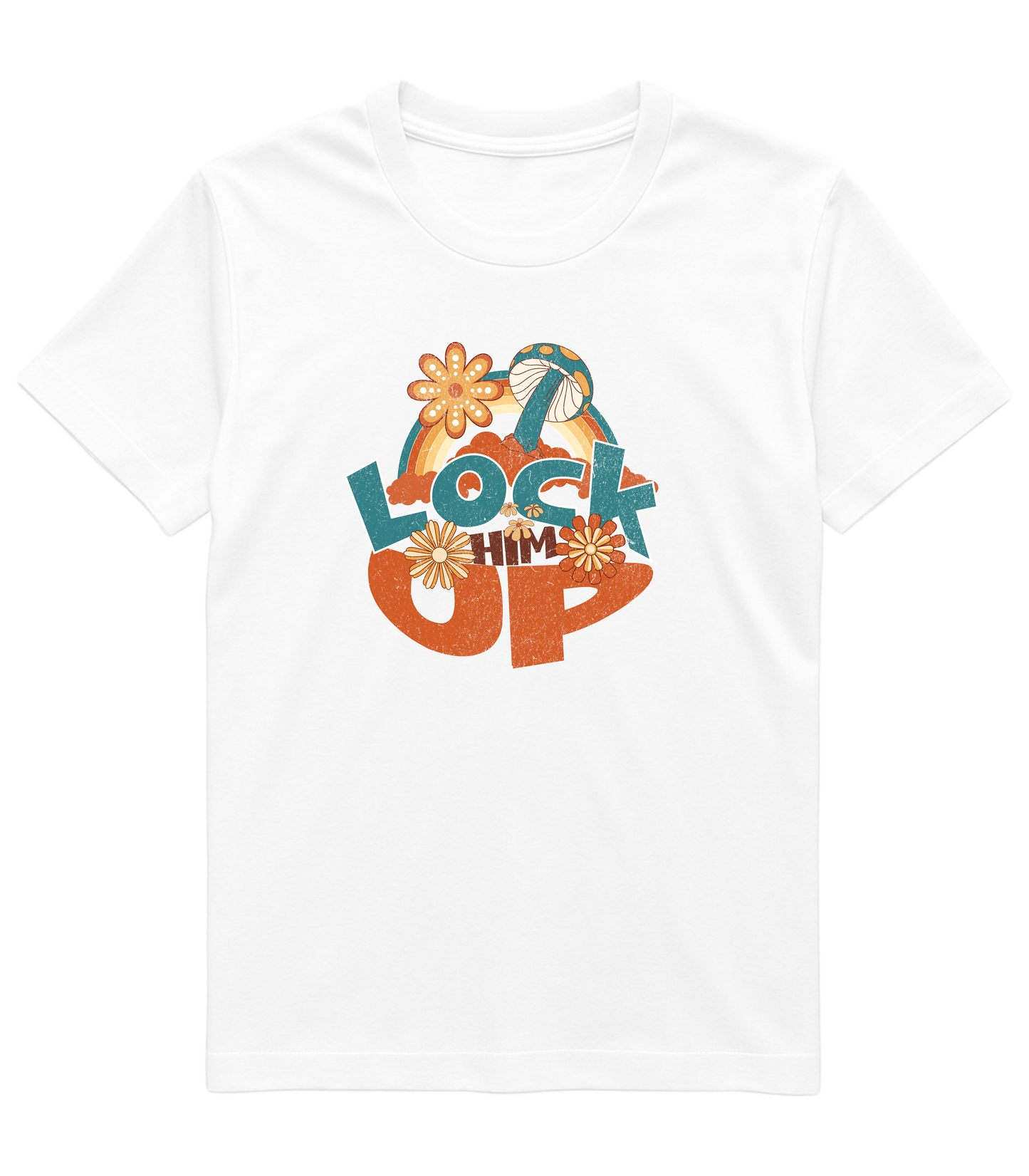 Lock Him Up Tee – Bold Retro Protest Statement Shirt
