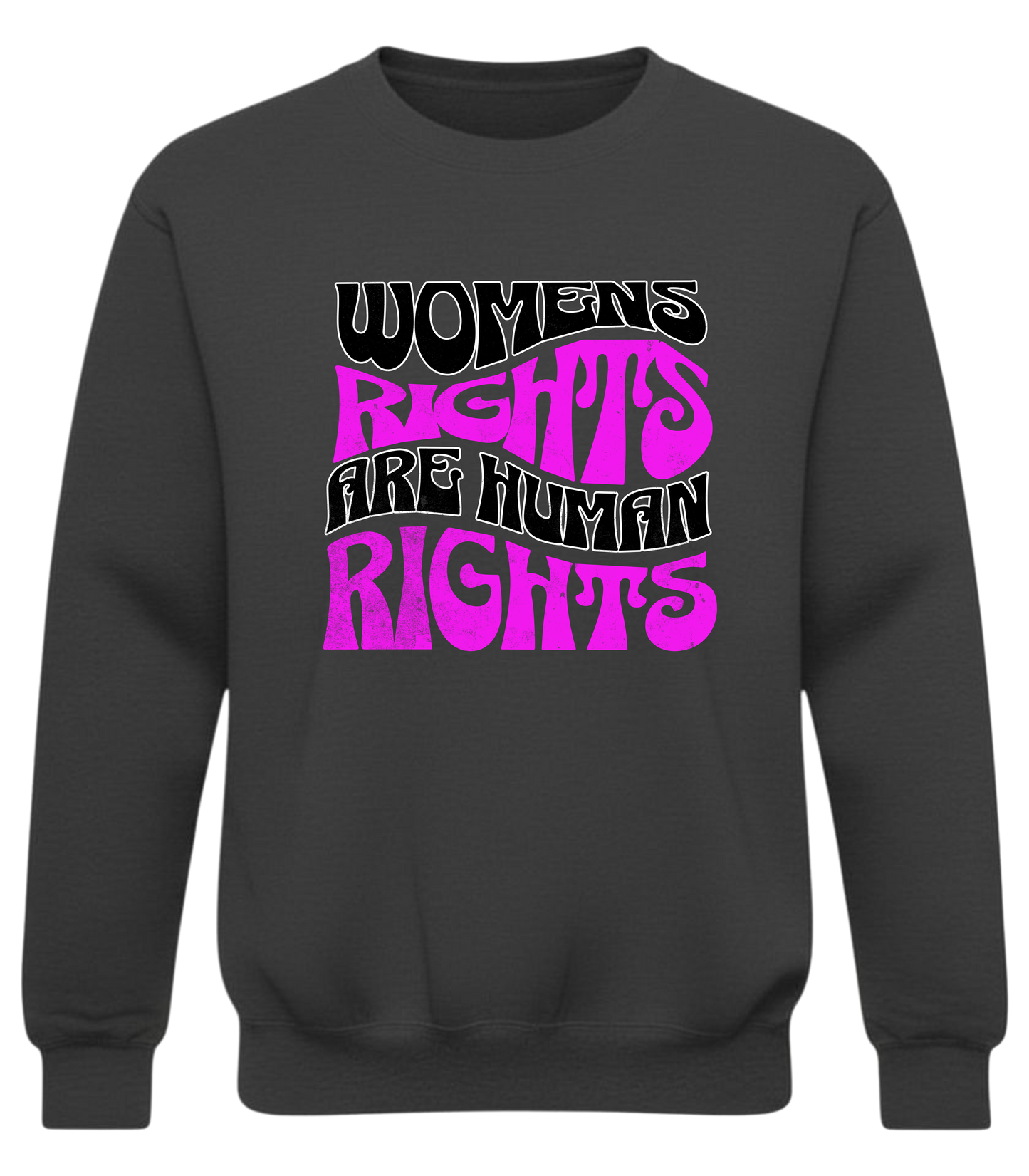 Women’s Rights Are Human Rights Sweatshirt – Equality Empowerment Crewneck