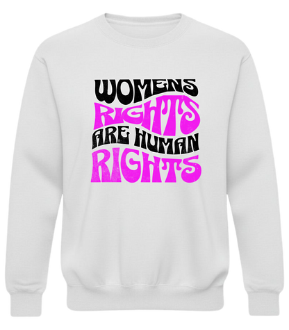 Women’s Rights Are Human Rights Sweatshirt – Equality Empowerment Crewneck