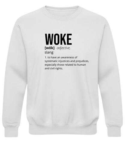 WOKE Definition Sweatshirt – No-Filter Awareness Crewneck