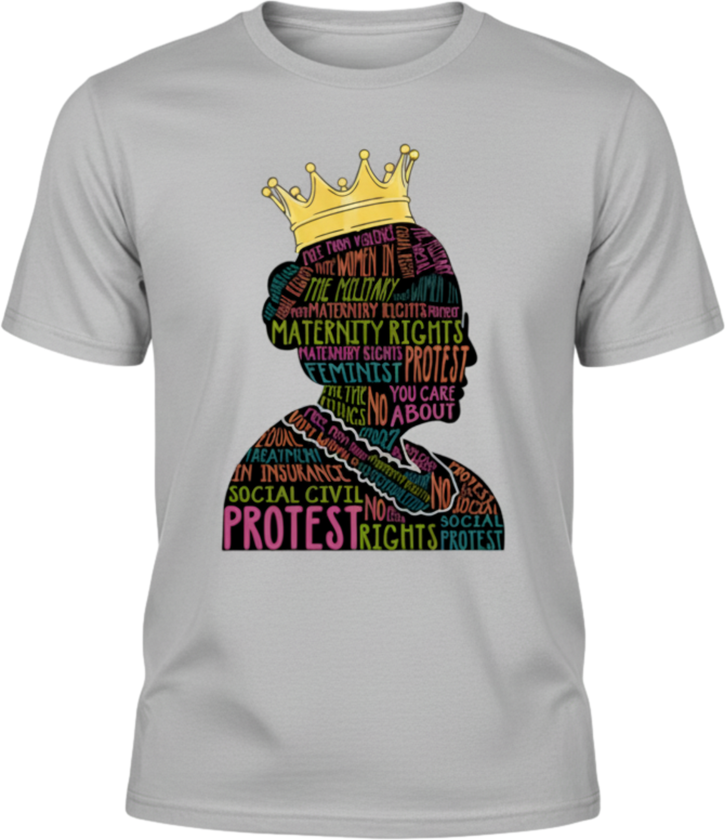 RBG Rights & Resistance Shirt – Feminist Protest Word Art Tee
