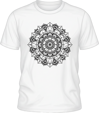 Hidden Message Mandala Resist T-Shirt – Subtle Political Art Tee