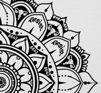 Resist Mandala Sweatshirt – Feminine Strength & Subtle Power Crewneck