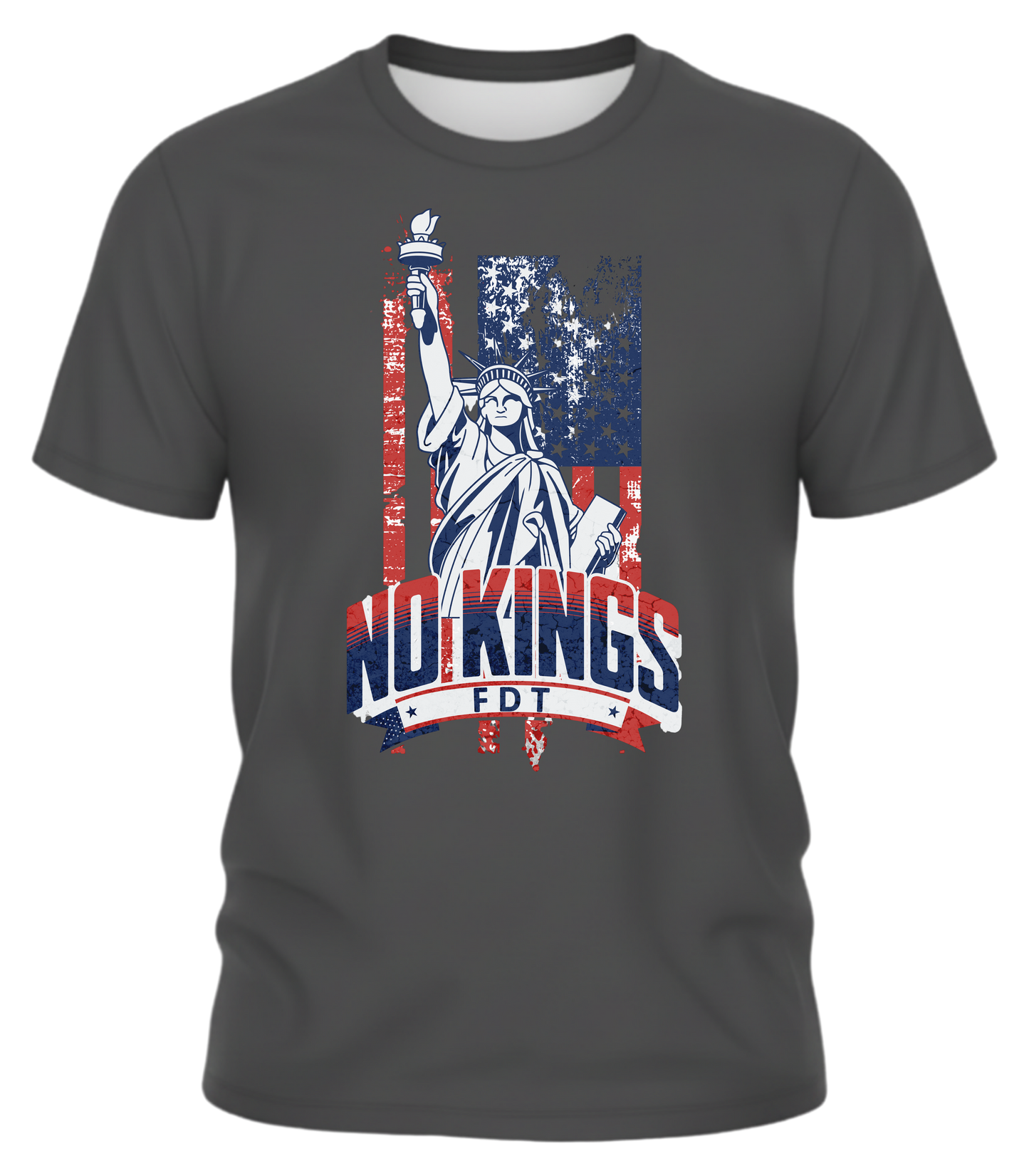 NO KINGS FDT Shirt – Smash Tyrants, Not Beers