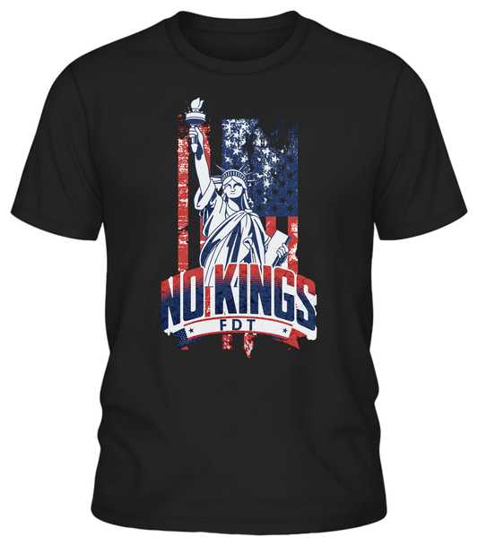 NO KINGS FDT Shirt – Smash Tyrants, Not Beers