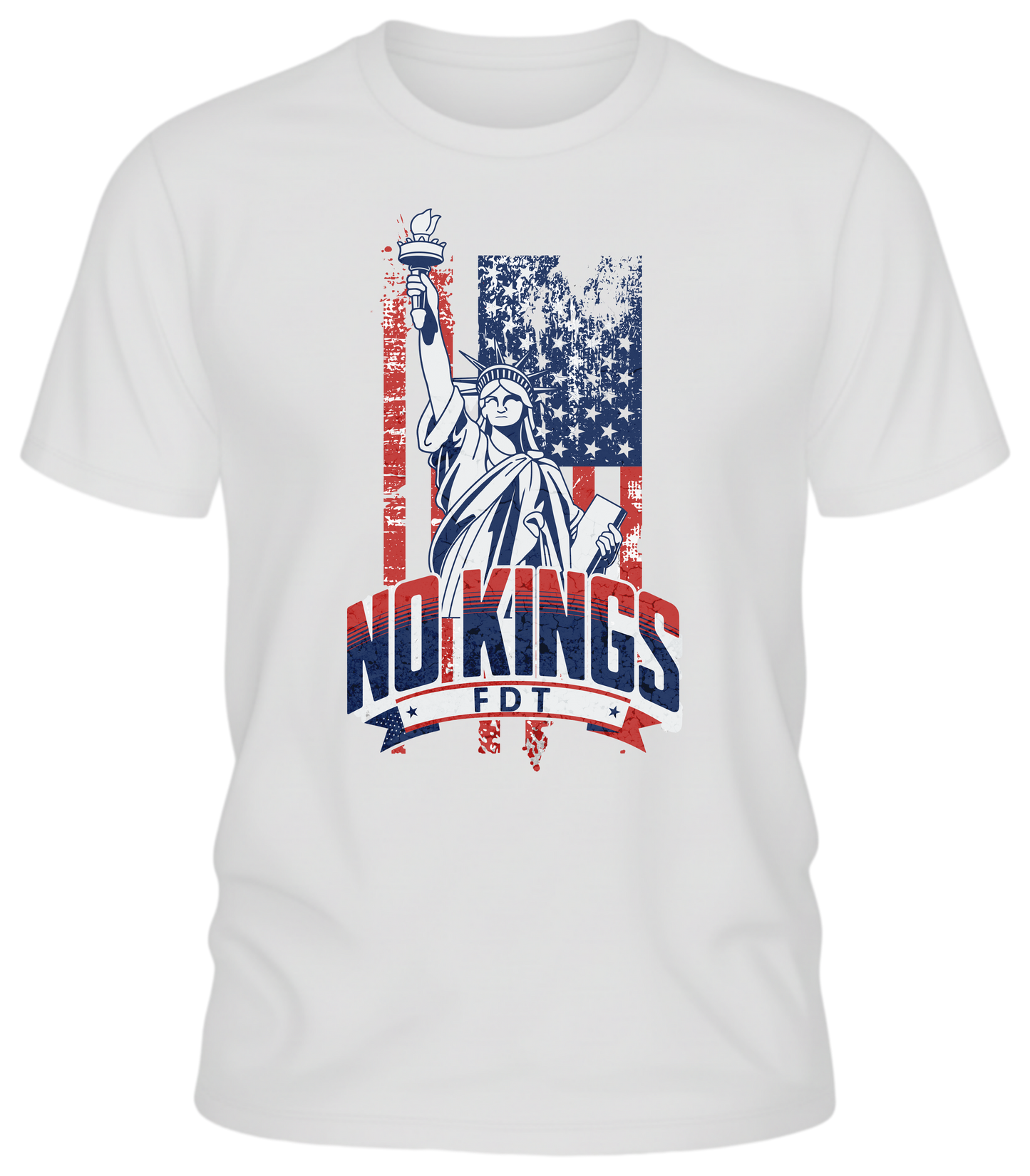 NO KINGS FDT Shirt – Smash Tyrants, Not Beers