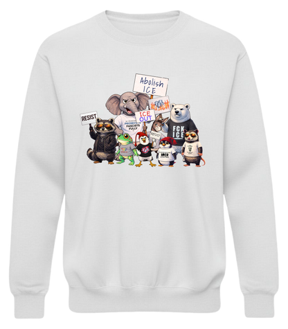 ICE Out Protest Animals Graphic T-Shirt –