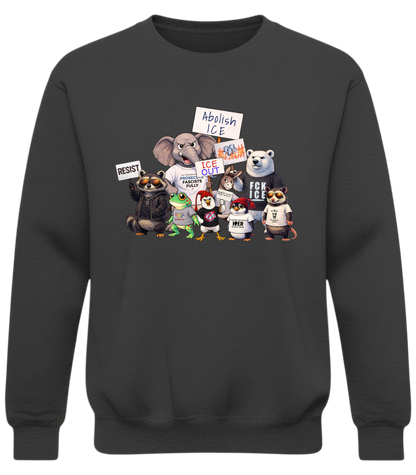 ICE Out Protest Animals Graphic T-Shirt –