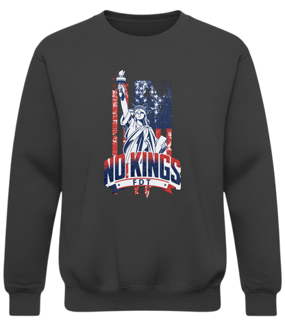 No Kings FDT Crewneck Sweatshirt — Smash Tyrants, Not Beers