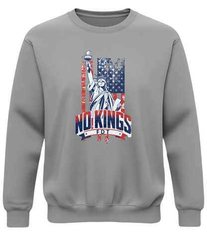 No Kings FDT Crewneck Sweatshirt — Smash Tyrants, Not Beers