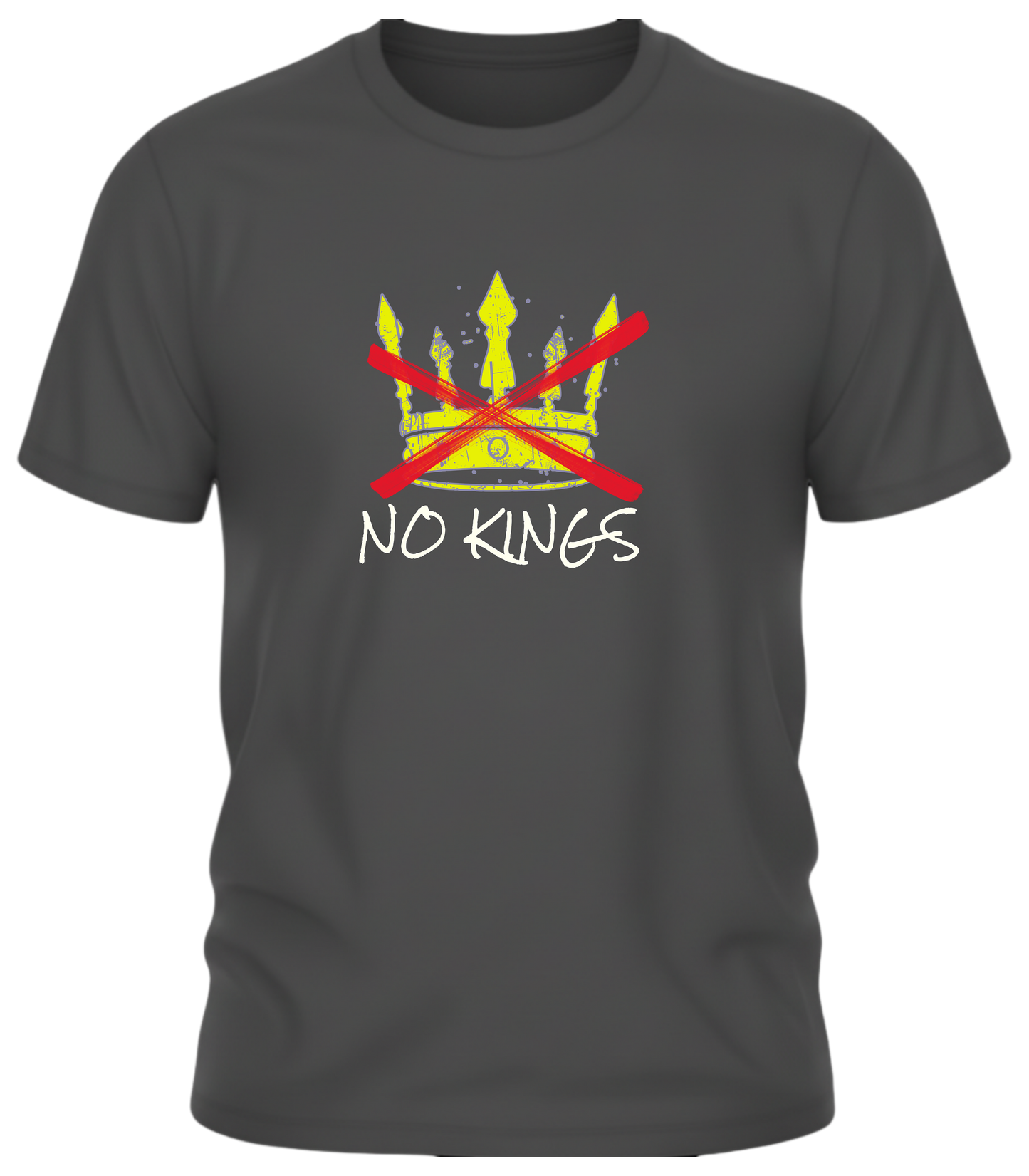 No Kings Shirt – Anti Authoritarian Graphic Crewneck