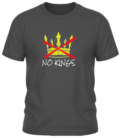 No Kings Shirt – Anti Authoritarian Graphic Crewneck