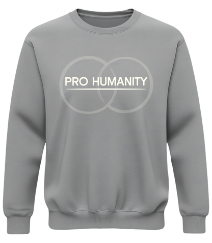 Pro Humanity Sweatshirt – Minimalist Human Rights Crewneck
