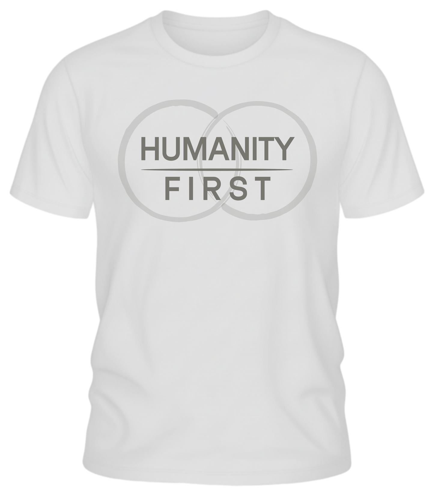Humanity First Shirt – Minimalist Values Statement Tee | Subtle Activism Apparel