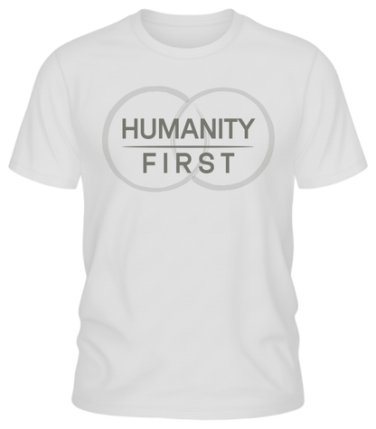 Humanity First Shirt – Minimalist Values Statement Tee | Subtle Activism Apparel