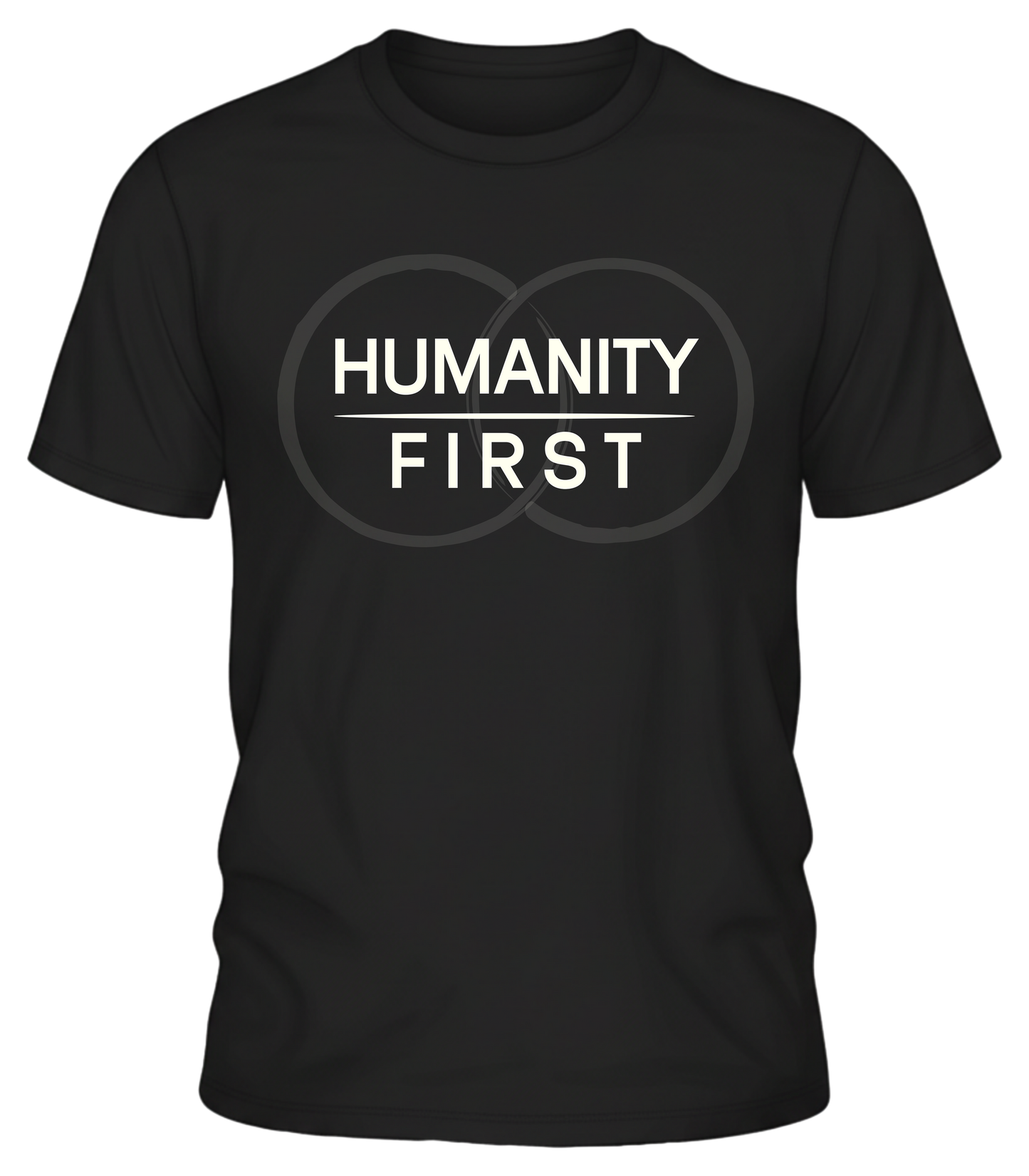Humanity First Shirt – Minimalist Values Statement Tee | Subtle Activism Apparel