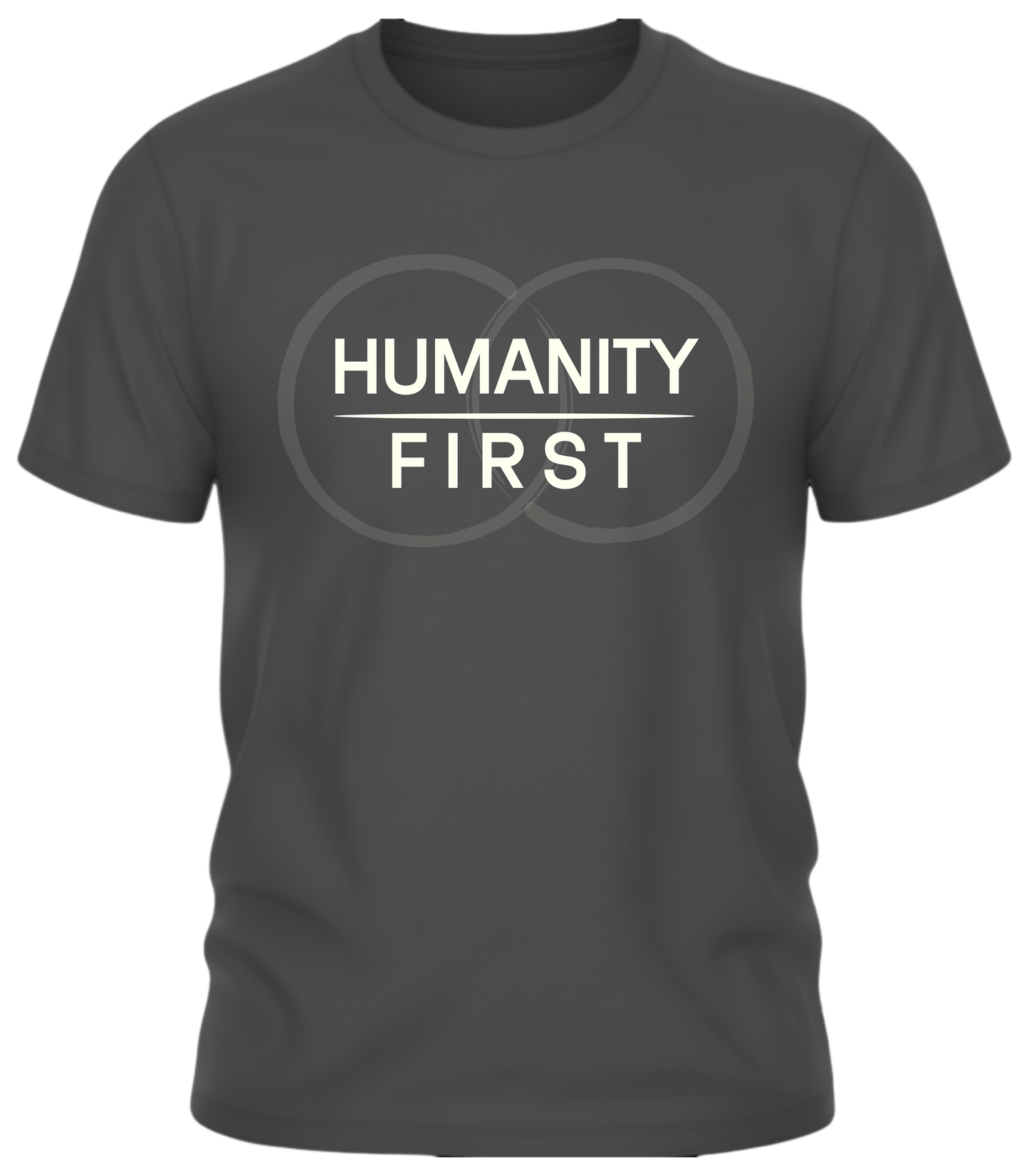 Humanity First Shirt – Minimalist Values Statement Tee | Subtle Activism Apparel