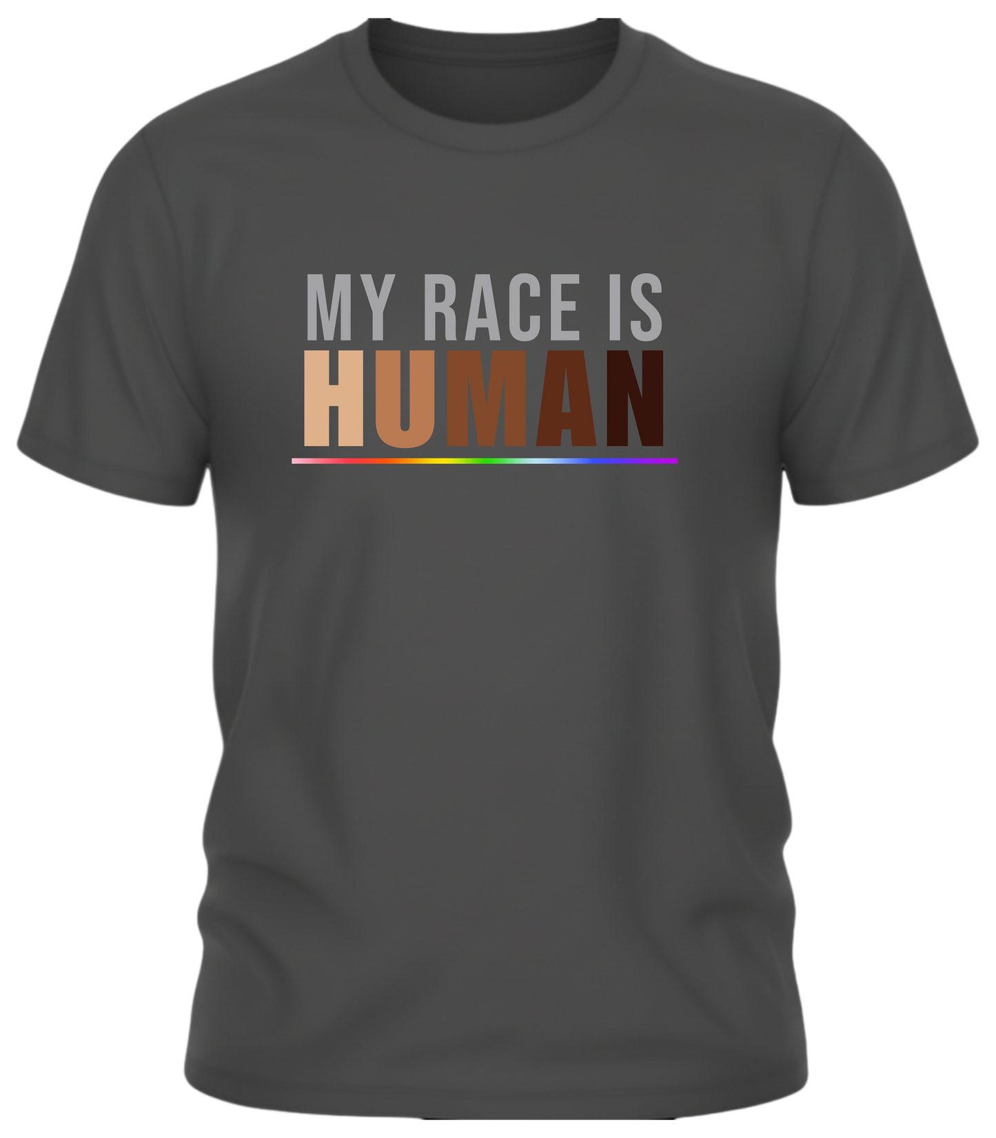My Race Is Human Unisex T-Shirt — Humanity First Pride Tee