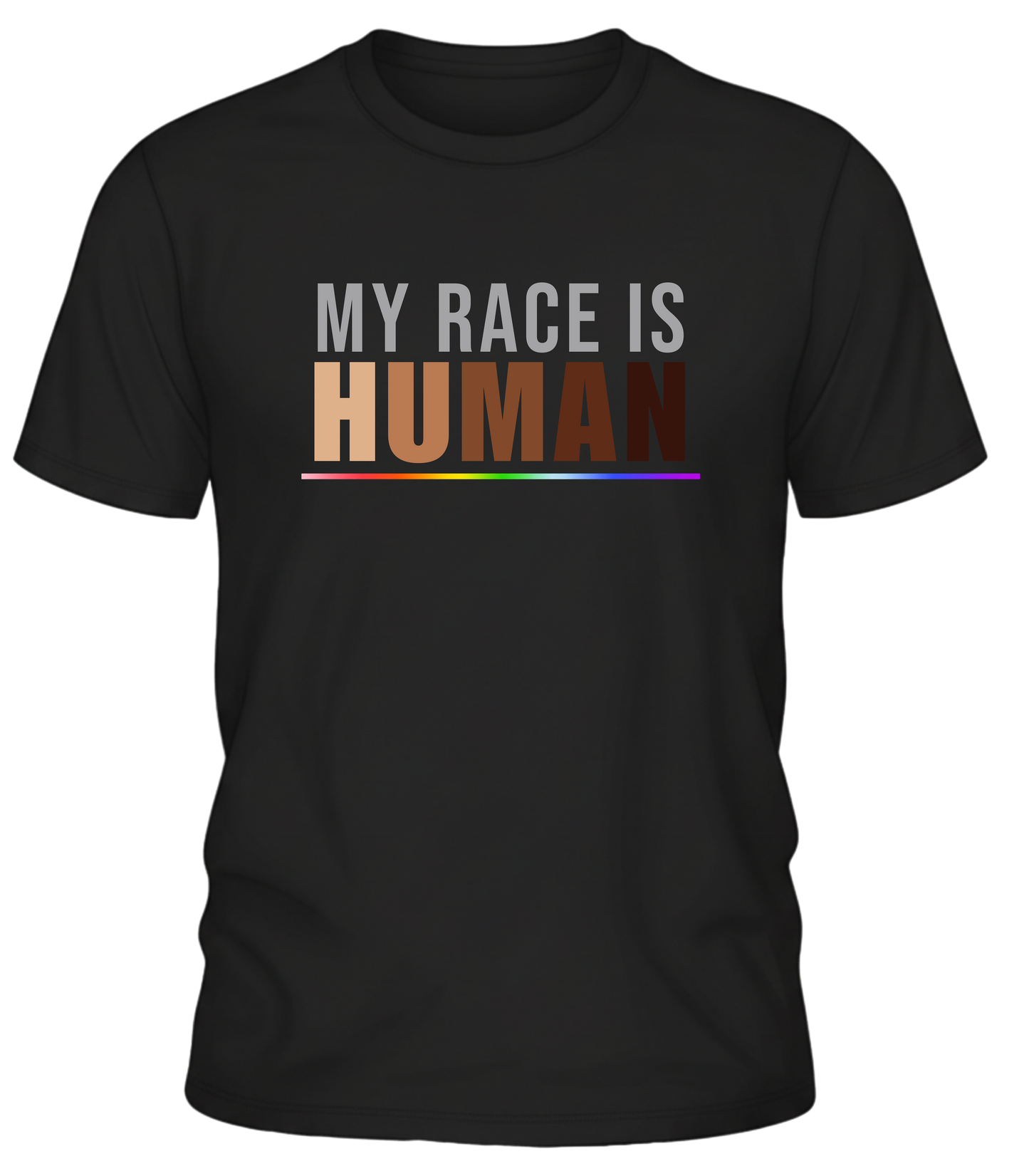 My Race Is Human Unisex T-Shirt — Humanity First Pride Tee