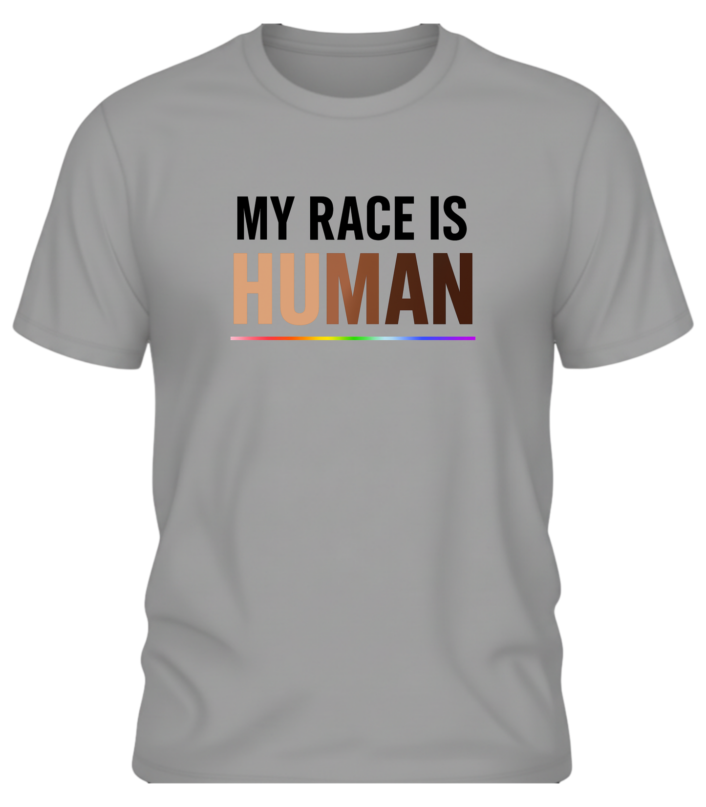 My Race Is Human Unisex T-Shirt — Humanity First Pride Tee