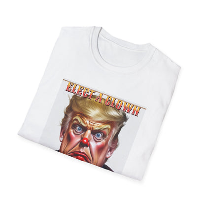 Clown Show Tee – Elect a Clown, Expect a Circus Political Satire Graphic Tee