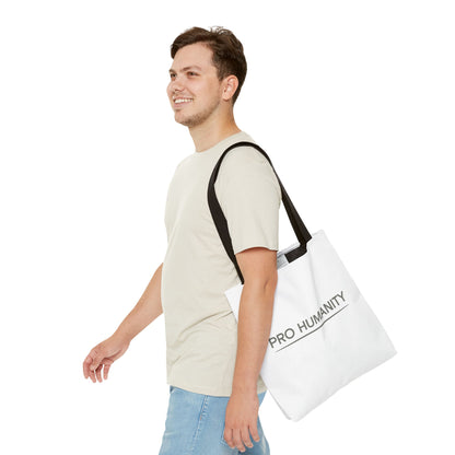 Pro Humanity Tote Bag — Minimalist Statement Canvas Tote