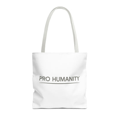 Pro Humanity Tote Bag — Minimalist Statement Canvas Tote